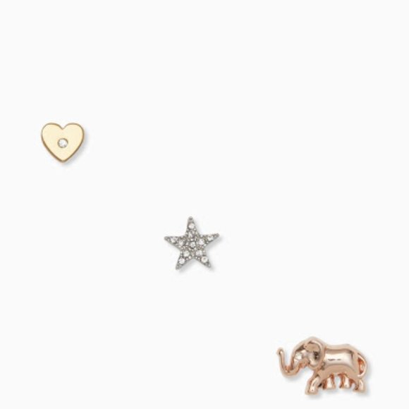 kate spade | set of 3 studs earrings - Picture 2 of 2